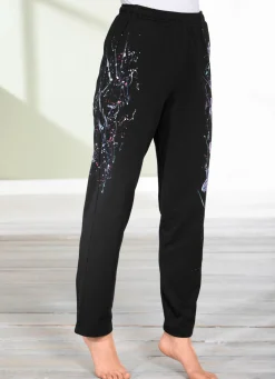 Hose mit tollem Floral Dessin