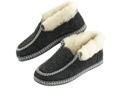 Hütten-Hausschuh mit Anti-Rutsch-Gummi-Laufsohle