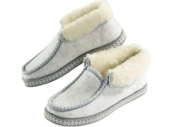 Hütten-Hausschuh mit Anti-Rutsch-Gummi-Laufsohle