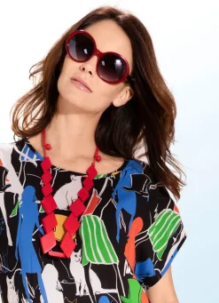 Interessante Halskette aus Holz