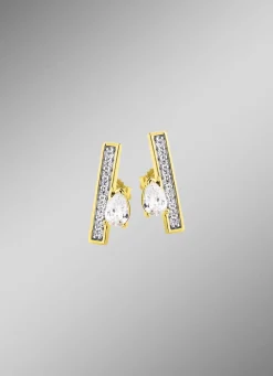 Interessante Ohrstecker mit Zirkonia