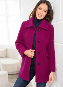 Jacke aus gekochter Wolle