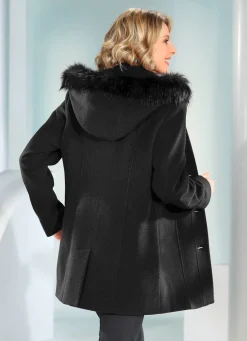 Jacke mit abnehmbarer Kapuze