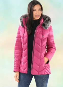 Jacke mit abnehmbarer Kapuze