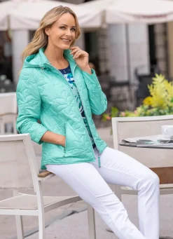 Jacke mit angesagtem Laserstepp