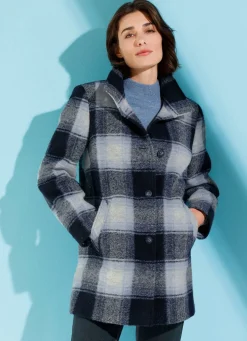 Jacke mit Karodessin