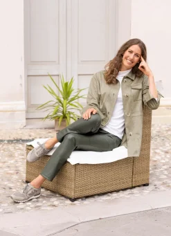 Jacke mit Knopfleiste