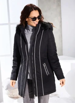 Jacke mit Kontrastpaspelierungen