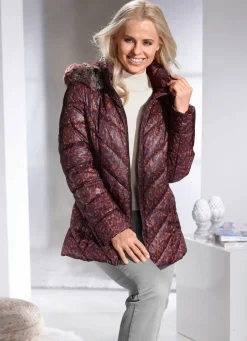 Jacke mit Kunstpelz-Innenausstattung in der Kapuze