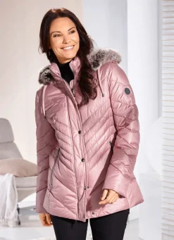 Jacke mit Reißverschluss an den Seitenschlitzen