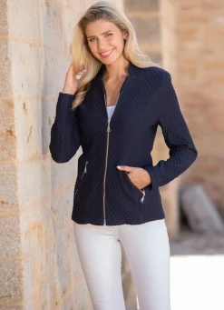 Jacke mit Schulterpolstern