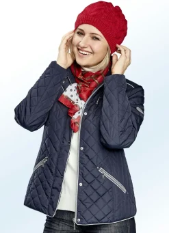 Jacke mit Steh-Umlegekragen