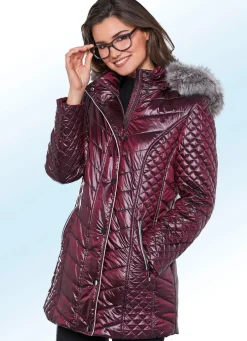 Jacke mit weißer Kontrastpaspelierung