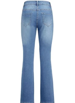 Jeans mit leicht ausgestellter Beinweite