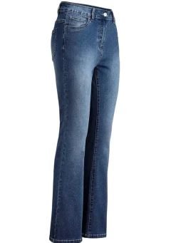 Jeans mit leicht ausgestellter Beinweite