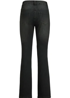 Jeans mit leicht ausgestellter Beinweite