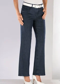 Jeans mit modisch weiterem Beinverlauf