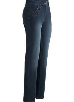Jeans mit raffinierter Taschenlösung