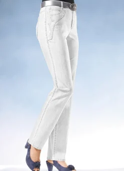 Jeans mit weiterem Bundumfang