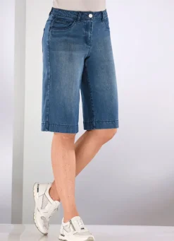 Jeans-Bermudas in 5-Pocket-Form