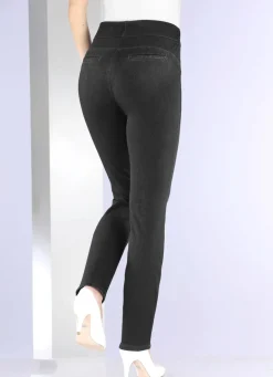 Jersey-Hose in Denim-Optik