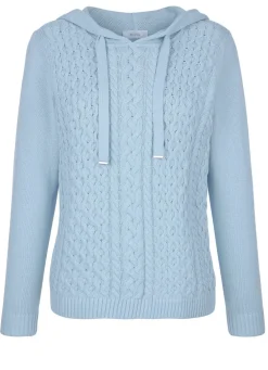 Kapuzenpullover mit Rippenabschlüssen