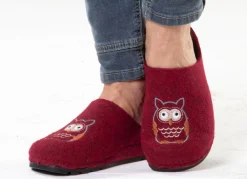 Klassische Damen-Hausschuhe, aus Filzmaterial