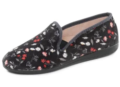 Klassische Damen-Hausschuhe, mit Gummizug