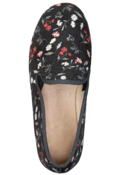 Klassische Damen-Hausschuhe, mit Gummizug