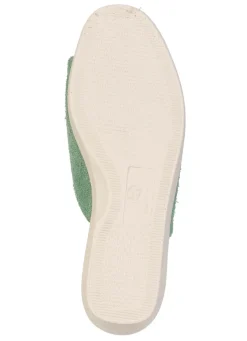 Klassische Damen-Hausschuhe, aus Textilmaterial