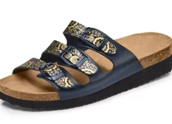 Klassische Damen-Pantoletten, mit verstellbaren Spangen