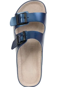 Klassische Damen-Pantoletten, mit verstellbaren Schließen