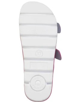 Klassische Damen-Pantoletten, mit verstellbaren Schließen