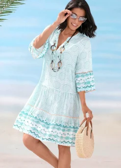 Kleid aus Viskose, allover dessiniert