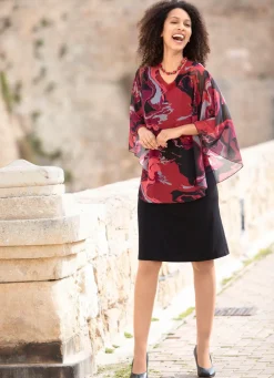 Kleid in angesagter Two-in-One-Optik