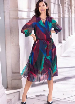 Kleid mit Bindegürtel