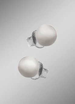 Kleine aber feine Kugel-Ohrstecker aus Titan