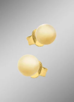 Kleine aber feine Kugel-Ohrstecker aus Titan