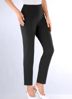 Knöchellange Hose mit angeschnittenem Bund