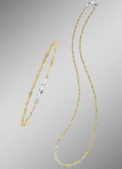 Kordelketten-Schmuckset, 2-teilig