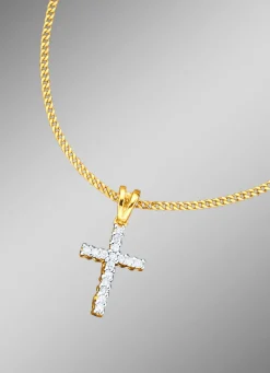 Kreuz-Anhänger mit Panzerkette