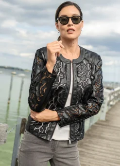 Kurzjacke mit einer geschmeidigen Haptik