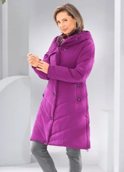 Kurzmantel aus recycelten Fasern