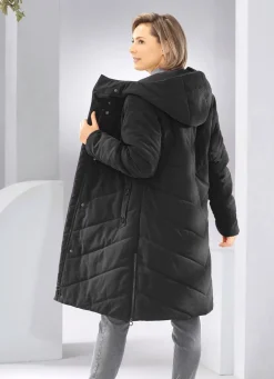 Kurzmantel aus recycelten Fasern