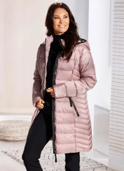 Kurzmantel mit abnehmbarer Kapuze