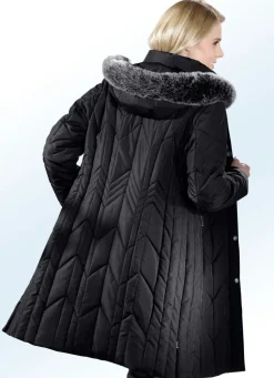 Kurzmantel mit abnehmbarer Kapuze