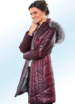 Kurzmantel mit abnehmbarer Kapuze