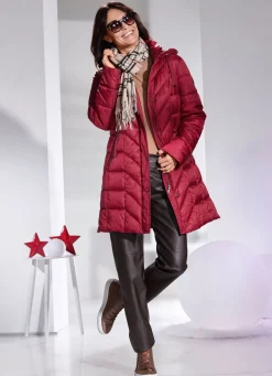 Kurzmantel mit abnehmbarer Kapuze