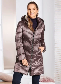 Kurzmantel mit fester Kapuze