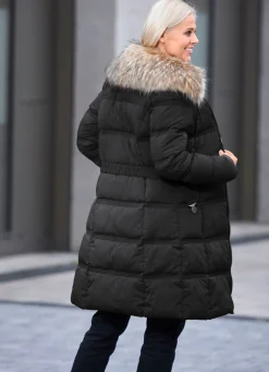 Kurzmantel mit Gürtel